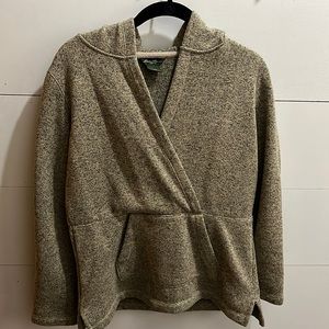 Eddie Bauer Fleece Sweater Jacket with hood